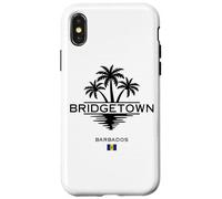 Bridgetown Barbados Palme Mare dei Caraibi Isola tropicale Custodia per iPhone X/XS