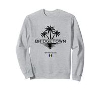 Bridgetown Barbados Palme Mare dei Caraibi Isola Tropicale Felpa