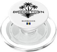 Bridgetown Barbados Palme Mare dei Caraibi Isola tropicale PopSockets PopGrip per MagSafe