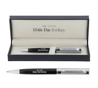 Bridgewater Pen Company Penna a sfera Executive - Collezione Birthday (18°, 21°, 50°, 60°, 70°, 80°), in confezione regalo