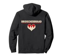 Bridscherbraad Franggisch Franco Divertente Felpa con Cappuccio