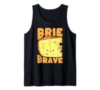 Brie Brave, Simpatico Gioco di Parole al Formaggio, Design da buongustaio Canotta