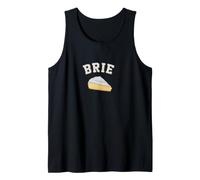 Brie Cheese Funny College Team Logo Inglese Testo Immagine Canotta