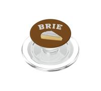 Brie Cheese Funny College Team Logo Inglese Testo Immagine PopSockets PopGrip per MagSafe