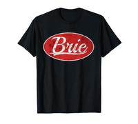 Brie Cheese Lover Varsity Style Graphic Maglietta