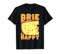 Brie Happy, Simpatico Gioco di Parole per Amanti del Formaggio Maglietta