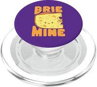 Brie Mine - Simpatico gioco di parole di formaggio, per amanti del cibo PopSockets PopGrip per MagSafe