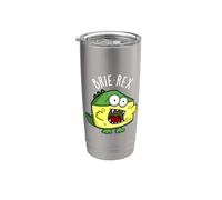 Brie-rex Funny Brie Formaggio Pun Bicchiere termico in acciaio inox doppia parete