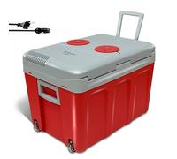 briebe Frigorifero Portatile da Viaggio Termoelettrico 40 Litri AC/DC 12V / 220V, Per Auto, Campeggio, Raffredda e Tiene Caldo, Modalità a Basso Consumo