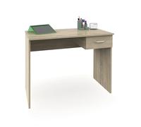 briebe Tavolo scrivania per computer piccolo, 75 x 90 x 50 cm (altezza x larghezza x profondità), 1 cassetto, ufficio, camera dei giovani, desk, toeletta, prakt rovere cambrian