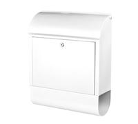 Briefkasten Scandic 825 W H.460mm B.380mm T.125mm weiß STA DIN C4 BURG-WÄCHTER