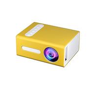 brieftk - Mini proiettore portatile T300, 1080p, compatibile con Smart Phone/Tablet/Laptop/PC/TV Stick per Home Theatre (giallo)