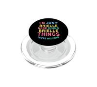 Brielle Here Doing Brielle Things Divertente Nome Brielle PopSockets PopGrip per MagSafe
