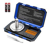 Brifit Bilancia di Precisione 200g/0.001g Bilancia Cucina Digitale con Peso di Calibrazione da 50 g e Pinzette, Bilancia Professionale con Display LCD Retroilluminato e Funzione Tara(blu)