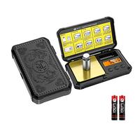 Brifit Bilancia digitale tascabile, mini bilancia di precisione per gioielli, 200 g, piccola bilancia portatile con display LCD retroilluminato, precisione 0,01 g, funzione tara, peso di calibrazione