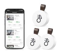 Brifit Termometro Igrometro Bluetooth, Termometro Ambiente Esterno con App, Memorizzazione Dati, 3PCS