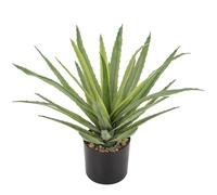 Briful 33 cm, pianta artificiale agave, piante artificiali in vaso di aloe vera, piante decorative da interno, piante grasse artificiali, per decorazione della casa del bagno