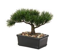 Briful, Bonsai artificiale di ginepro, pianta artificiale per interni, decorazione con vaso in ceramica per casa, tavolo, ufficio, scrivania, bagno, mensola, camera da letto, soggiorno, arredamento in