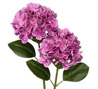 Briful Fiori artificiali di ortensia realistici al tatto, fiori finti alti 63 cm, piante di ortensia a stelo lungo, fiori artificiali per esterni, giardino, matrimonio, decorazione per la casa