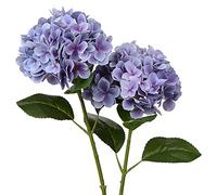 Briful Fiori artificiali di ortensia realistici al tatto, fiori finti alti 63 cm, piante di ortensia a stelo lungo, fiori artificiali per esterni, giardino, matrimonio, decorazione per la casa