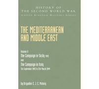 Brigadier C J C Molony Mediterranean and Middle East Volume V (Tascabile)