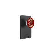 Brigata artica natalizia dei gatti Devon Rex PopSockets PopWallet per MagSafe