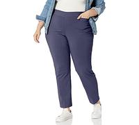Briggs New York Donne Plus Size Super Stretch Millennium Welt Pocket Pull on Carriera Pant, Navy, 54