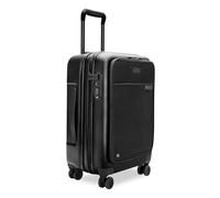 Briggs & Riley Essential - Valigia da cabina espandibile da 56 cm, trolley da viaggio con ruote, borsa rigida per uomini e donne, tasca frontale, collezione Sympatico, nero