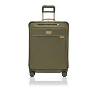 Briggs & Riley Valigie Spinner Espandibili 4 Ruote, Oliva, Medium 66cm, A quadretti medi