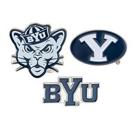 Brigham Young University Pin Cougars BYU Logo smaltato in metallo (Pin Set), Bronzo, Senza pietra