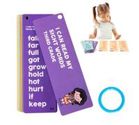 Bright Alphabet Cards, Early Learning Set Cards, 26 Pieces Word Cardss with Phonics, Laminated Paper Study, Color Print Cardss with Fun, Preschool Study Set for Reading 7.28x2.36x0.04 inches