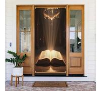 Bright Book Print No.16 Coperture decorative per porte, striscione per interni ed esterni, primavera, estate, autunno, inverno, Halloween, Natale, decorazioni per la casa