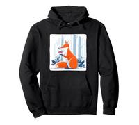 Bright Britain Fox Costume per Adulti e Bambini Felpa con Cappuccio