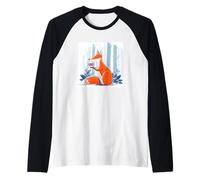 Bright Britain Fox Costume per Adulti e Bambini Maglia con Maniche Raglan