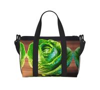 Bright Cabbage Travel Bags Weekender Carry On per donne, borsa sportiva da palestra, borsone da allenamento, durante la notte, Nero , Taglia unica