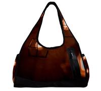 Bright Chandelier Travel Duffel Bag Sport Gym Bag Borsa a tracolla per la notte Tote Bag per donne uomini, Multi#01., 47x16.5x27cm/18.5x6.5x10.6in, Borsone da viaggio