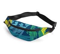 Bright Dino Grunge Pattern Cartoon Bassotto Yoga Cani Pose, sportivo per bambini adulti per uomo Donna