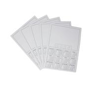 Bright Ideas - Calendario 2025, formato A4, per bambini, da colorare e decorare per lavori scolastici, formato A4, 12 mesi, confezione da 50 pezzi, 200 g/m²