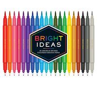 Bright Ideas Double-ended Colored Brush Pens: 20 Colored Pens