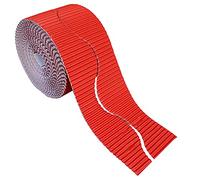 Bright Ideas Rotolo di bordo ondulato per esposizioni scolastiche, rosso, 57 mm x 7,5 m (15 m quando diviso), BI7885