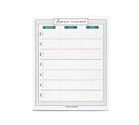 Bright Line Eating Agenda settimanale - Blocco note magnetico per frigorifero con 52 pagine strappate - Supporto a doppia calamita settimanale - Calendario per tracker delle abitudini (18,4 x 22,9 cm)