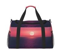 Bright Moon At Sea Hippie Print Travel Hand Travel Bag Weekender Pernottamento Carry On Tote Pieghevole Crossbody Bag