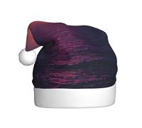 Bright Moon At Sea Hippie Santa Hat Natale Beanie Hat Xmas Party Hat Cappello lavorato a maglia per adulti donne e uomini