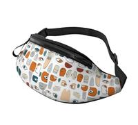 Bright Moon - Marsupio a tracolla unisex con gatto nero, regolabile, con stampa di notte stellata, borsa a tracolla per genitori, borsa a tracolla rapida per gli oggetti essenziali del bambino durante