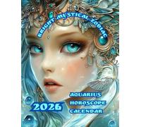 Bright Mystical Zodiac: 2026 Aquarius Horoscope Calendar: