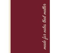 Bright Notebook - 100 Lined Pages, 8.5x11 in - Colorful Typography Journal: Large Notebook for Note-Taking, School, Office, Writing, and Journaling