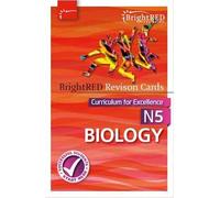 Bright Red Publishing National 5 Biology Revision Cards (Tascabile)