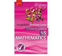 Bright Red Publishing National 5 Mathematics Revision Cards (Tascabile)