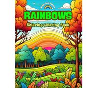 Bright Soul Edi Rainbows Relaxing Coloring Book Incredible In (Copertina rigida)