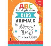 Bright Sparks Press ABC Coloring Book for Kids (Tascabile)